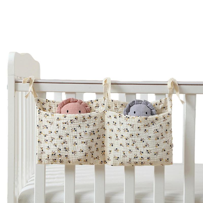 Diaper Bag Backpack - Baby Crib Organizer Cot Caddy Bed