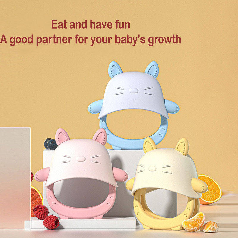 Teething Mitten Baby - Soft Silicone Teething Mitten For Baby
