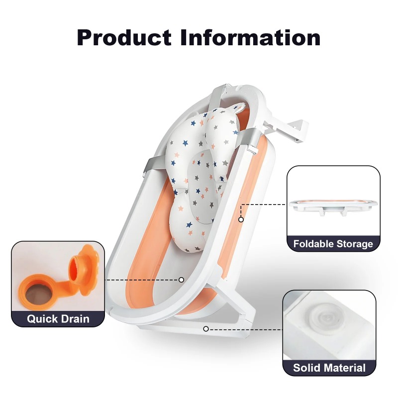Foldable baby bathtub, lightwe - Baby Bath Tub Foldable review and price