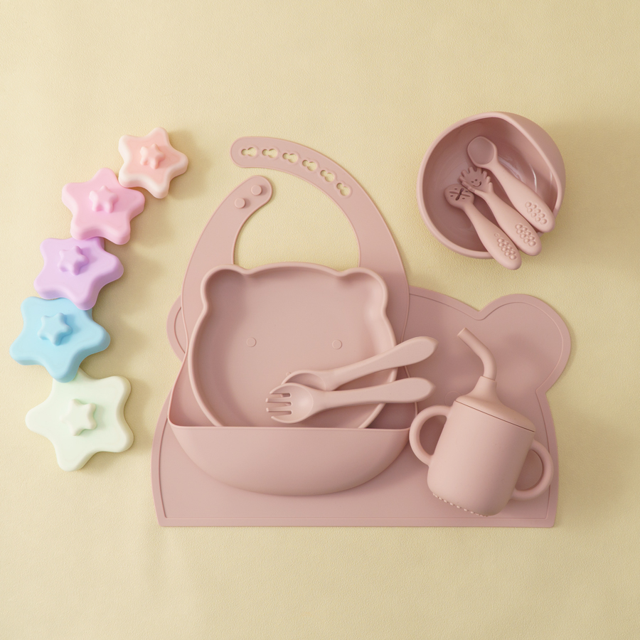 8PCS Silicone Baby Feeding Set - Baby Led Weaning Set review and price