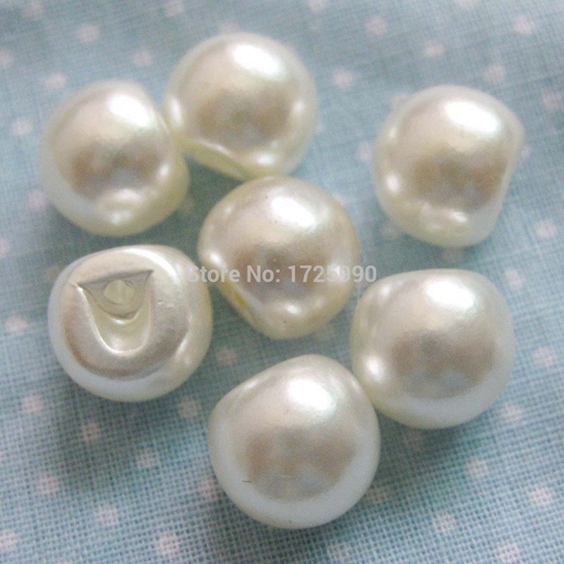 50pcs Pearl Button 12mm Round  - Baby Products Eco Friendly review and price