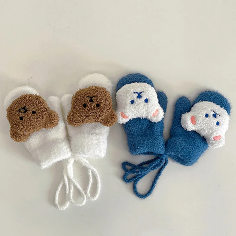1-4Y Cartoon Bear Baby Mittens - Teething Mitten Baby review and price