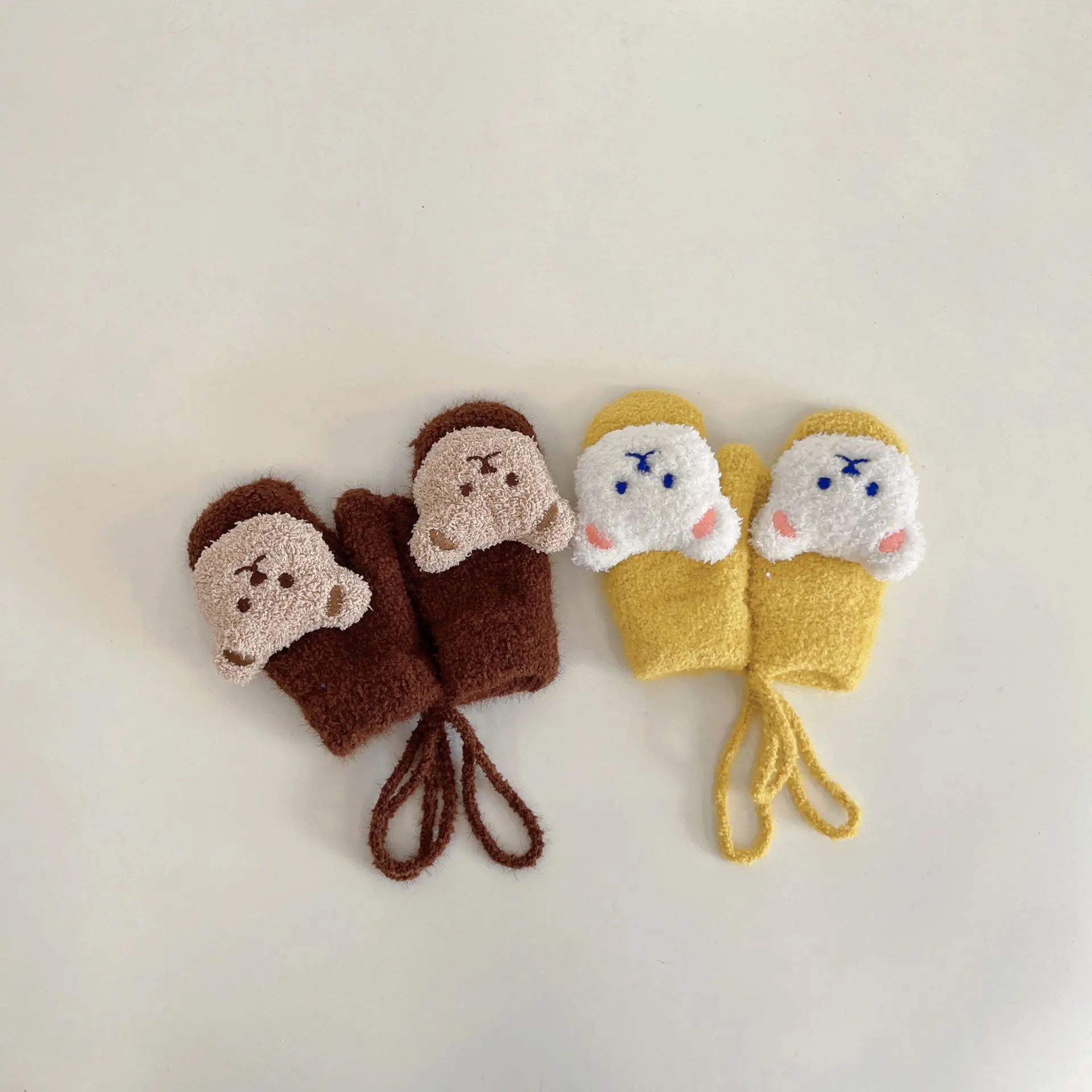 1-4Y Cartoon Bear Baby Mittens - Teething Mitten Baby review and price