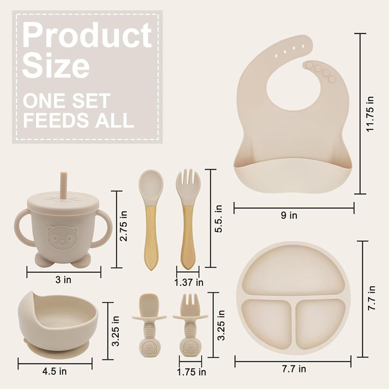 Baby Silicone Tableware Person - Baby Led Weaning Set review and price