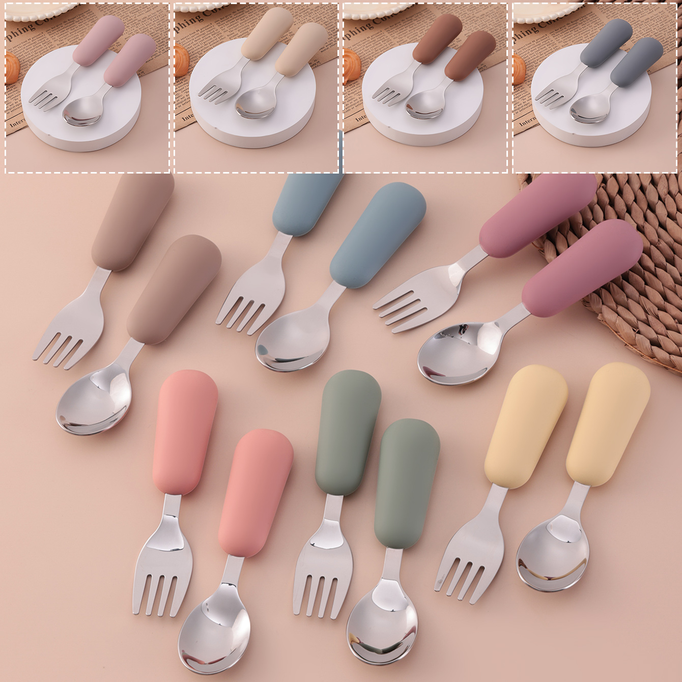 Color Kids 2PCS Stainless Stee - Baby Led Weaning Set review and price