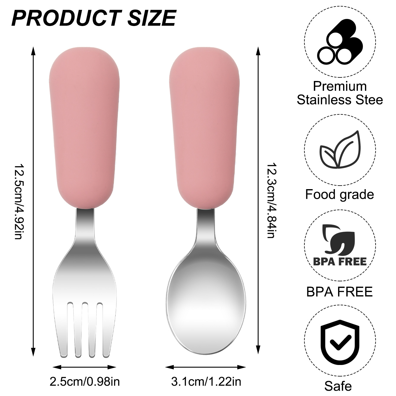 Color Kids 2PCS Stainless Stee - Baby Led Weaning Set review and price