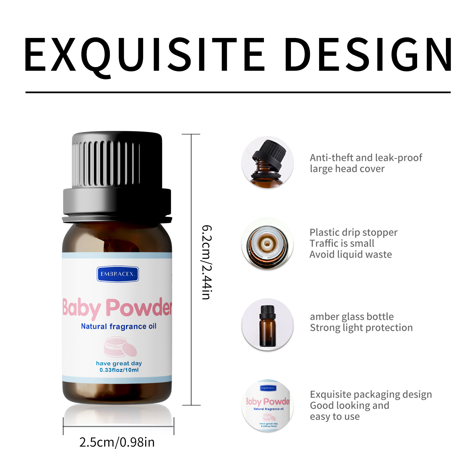 10ml Baby Powder Essential Oil - Baby Products Soap review and price
