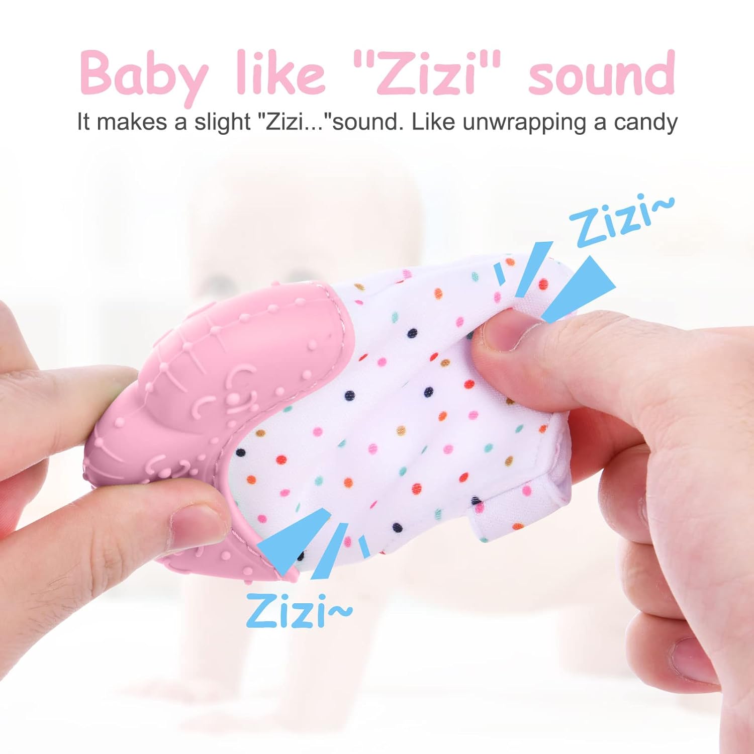 Food grade silicone Gloves Bab - Teething Mitten Baby review and price