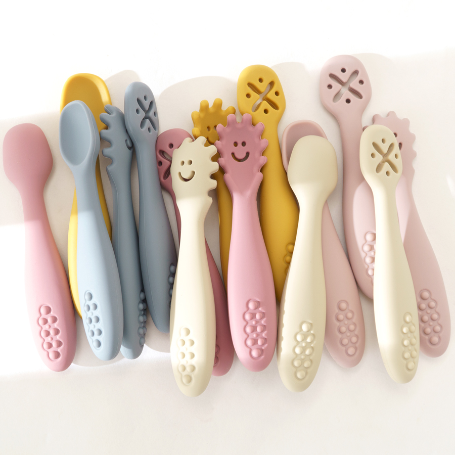 3PCS Silicone Spoon Fork For B - Baby Led Weaning Set review and price