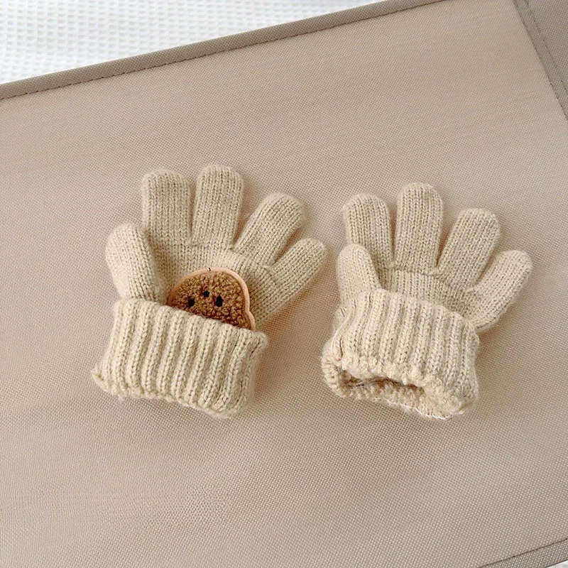 3-7Y Baby Cartoon Bear Mittens - Teething Mitten Baby review and price
