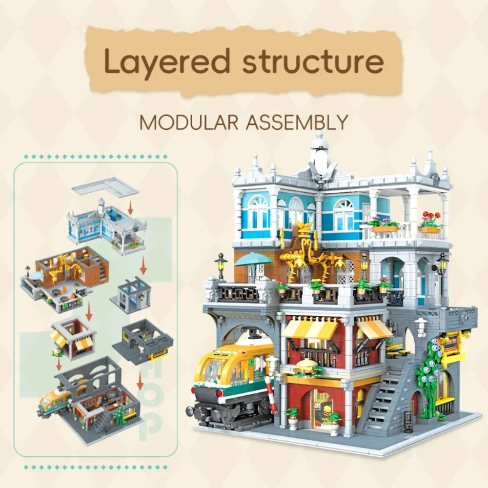 BurgerShop Building Blocks Set - Lego Set City review and price