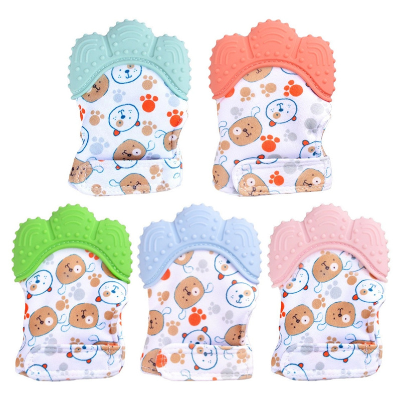 Cartoon Printed Baby Teether M - Teething Mitten Baby review and price