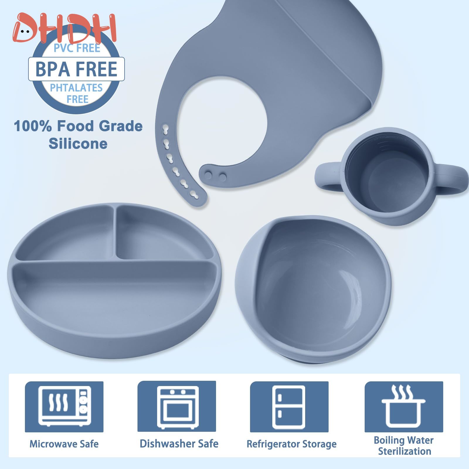 Silicone Baby Feeding Set Tabl - Baby Led Weaning Set review and price