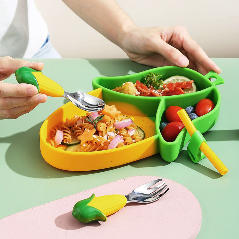 Brand New Cute Cartoon Silicon - Baby Led Weaning Set review and price