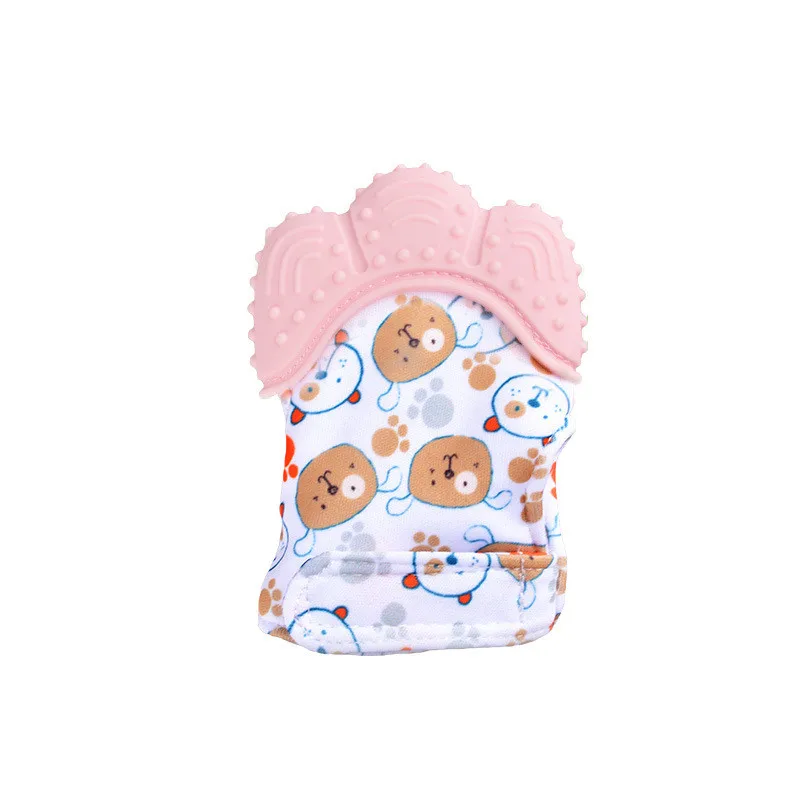 Baby Anti-Bite Silicone Gloves - Teething Mitten Baby review and price