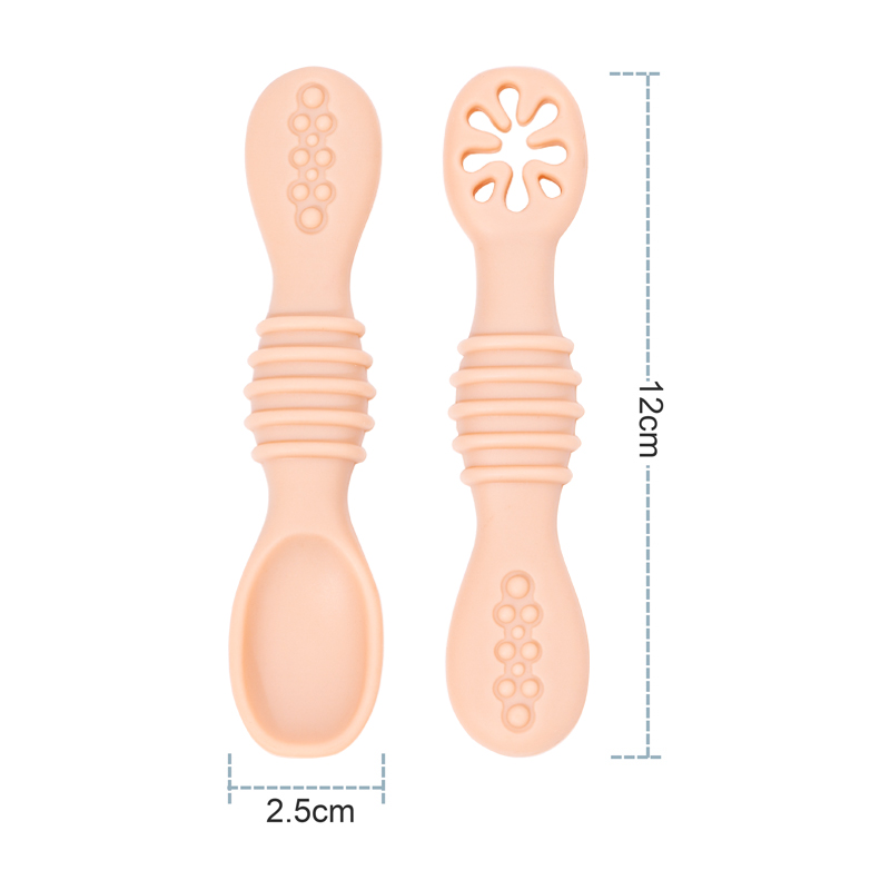 2PCS Cute Baby Learning Spoons - Baby Led Weaning Set review and price